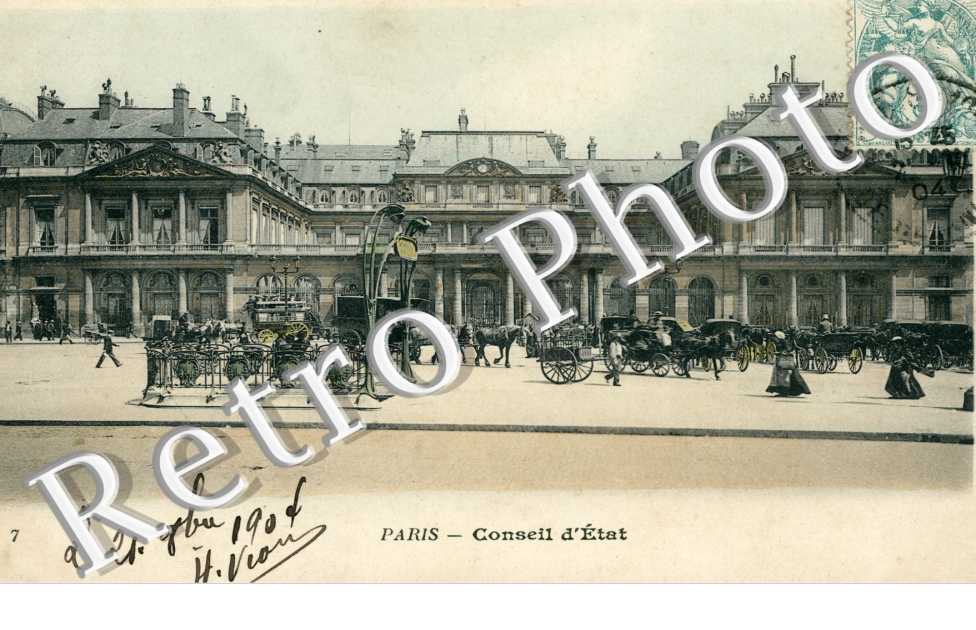 LA PLACE DU PALAIS ROYAL  Conseil d&#039;Etat