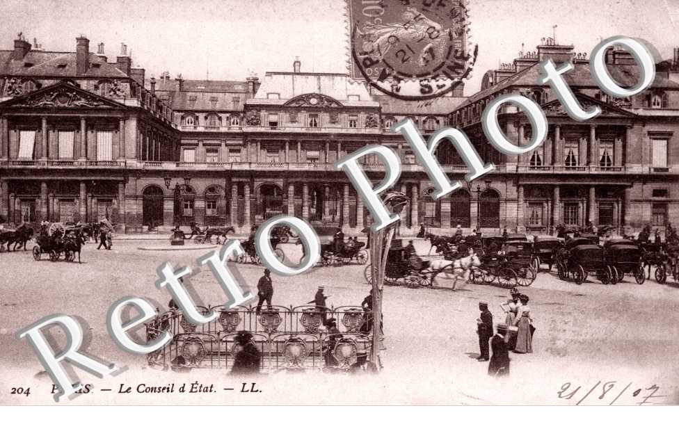 LA PLACE DU PALAIS ROYAL le Conseil d&#039;Etat