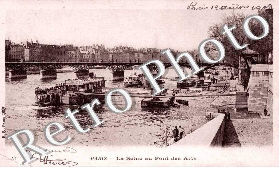 la Seine au pont des Arts