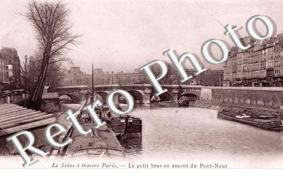 le petit bras en amont du Pont Neuf
