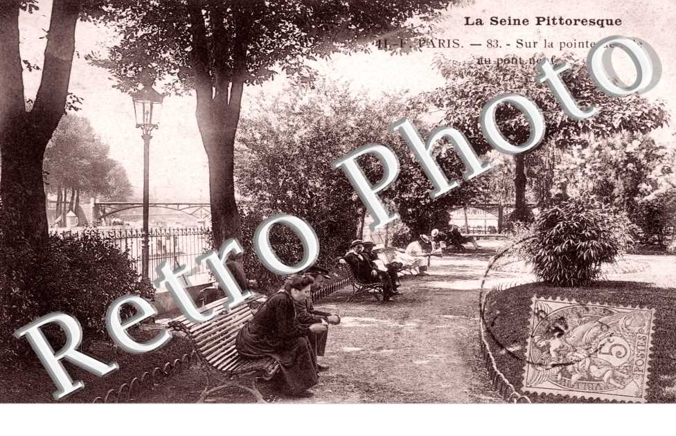Sur la Pointe de l&#039;Ile au Pont Neuf