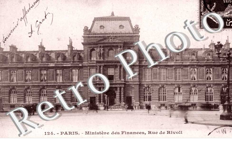 Minstere des Finances la rue DE RIVOLI