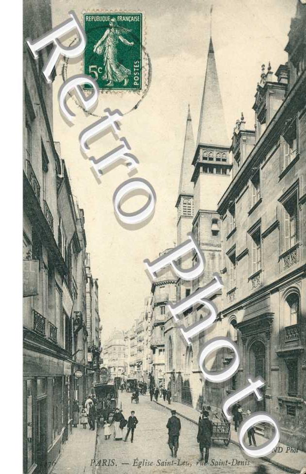 Eglise saint leu, rue saint denis