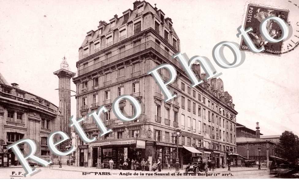 angle de la rue sauval et de la rue berger