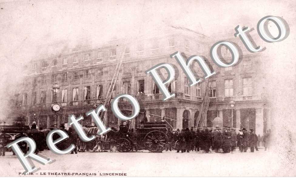 incendie du theatre Francais le 8 mars 1900 - 1 place Colette