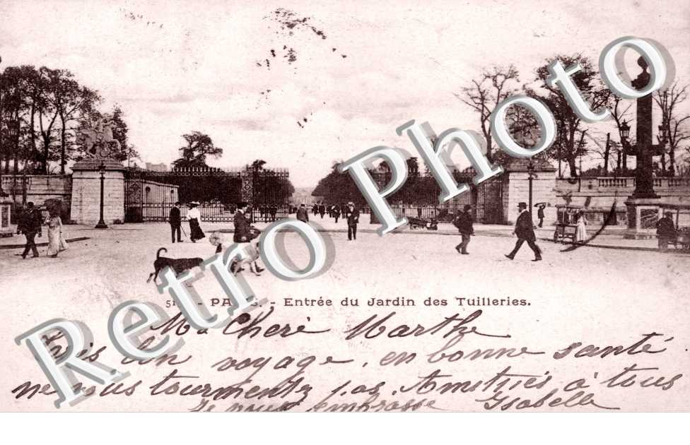 entree du jardin des Tuileries - Place de la Concorde