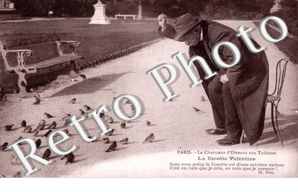 LE CHARMEUR D'OISEAUX AUX TUILERIES