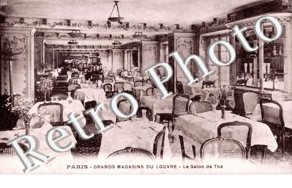 rue de Marengo et rue de Rivoli - Grands magasins du Louvre Le salon de the