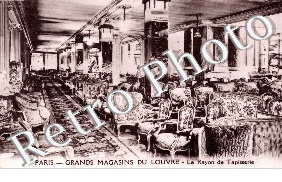 rue de Marengo et rue de Rivoli -  Grands magasins du Louvre Le rayon de tapisserie