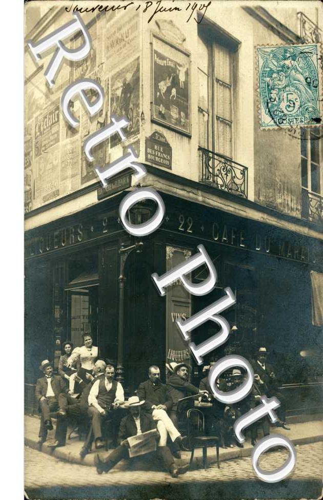 Cafe du Marais Rue des Francs Bourgeois