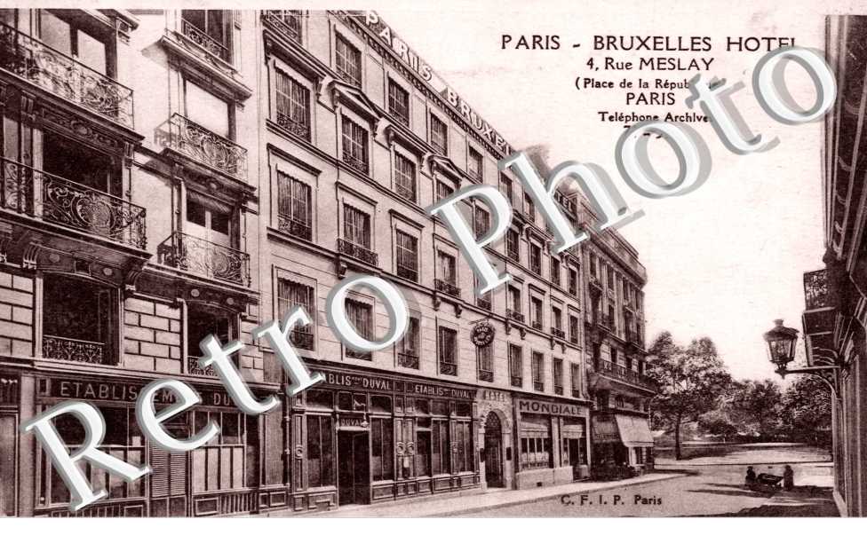 Bruxelles Hotel  4 rue Meslay
