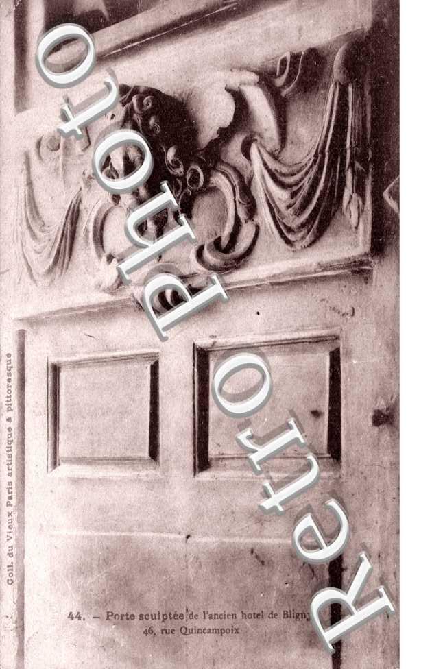 Ancien Hotel de Bligny - 46, rue Quincampoix