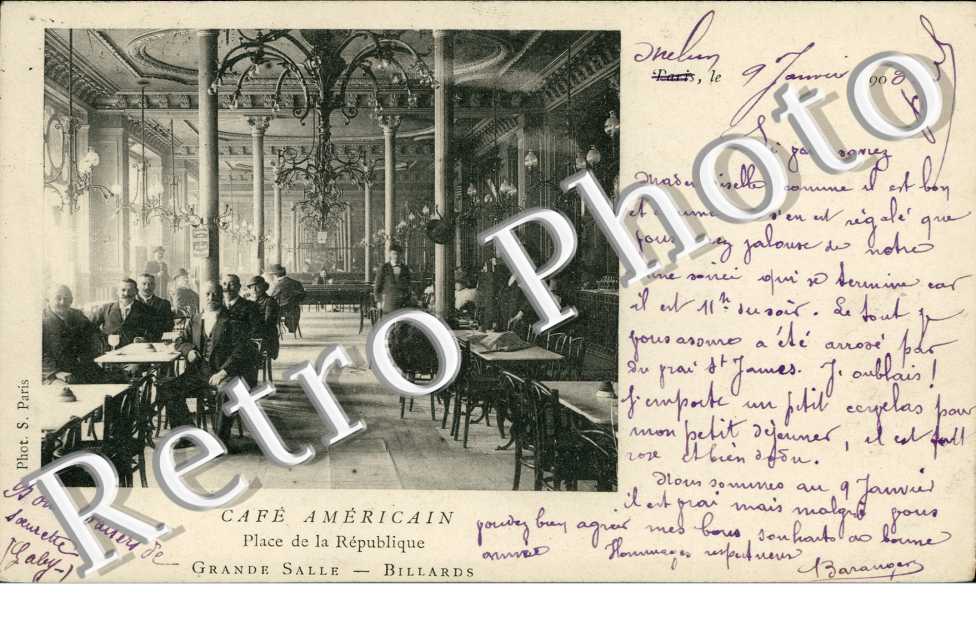 Cafe Americain, Place de la Republique, Grande Salle