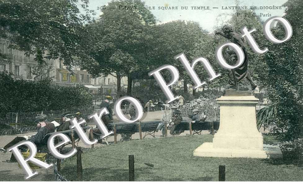 Le Square du Temple, Lanterne de Diogene