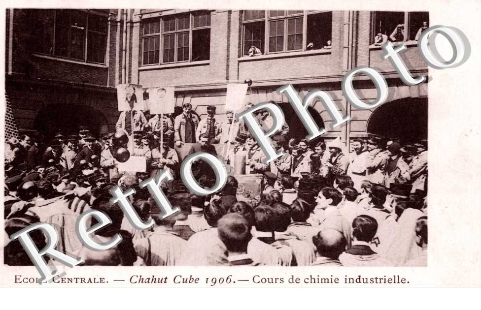 Ecole Centrale, Chahut Cube 1906, Cours de Chimie industrielle
