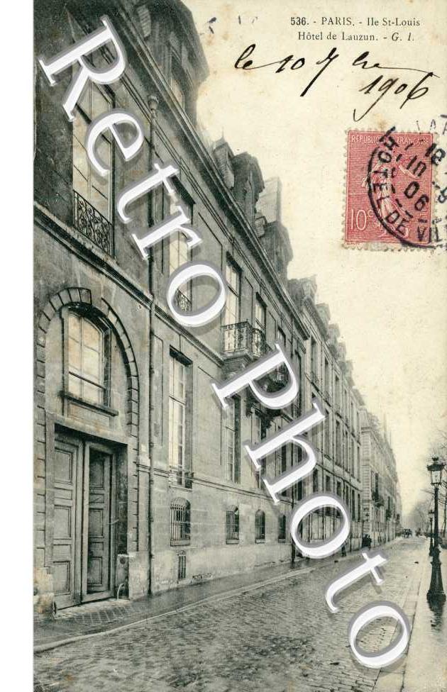 Ile Saint Louis, Hotel de Lauzun
