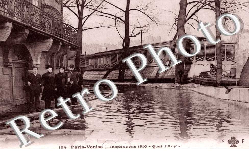 Quai d&#039;Anjou, Inondations 1910