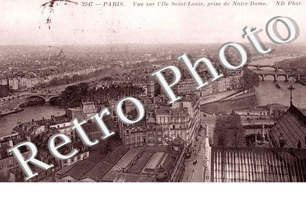 vue sur l&#039;ile Saint Louis
