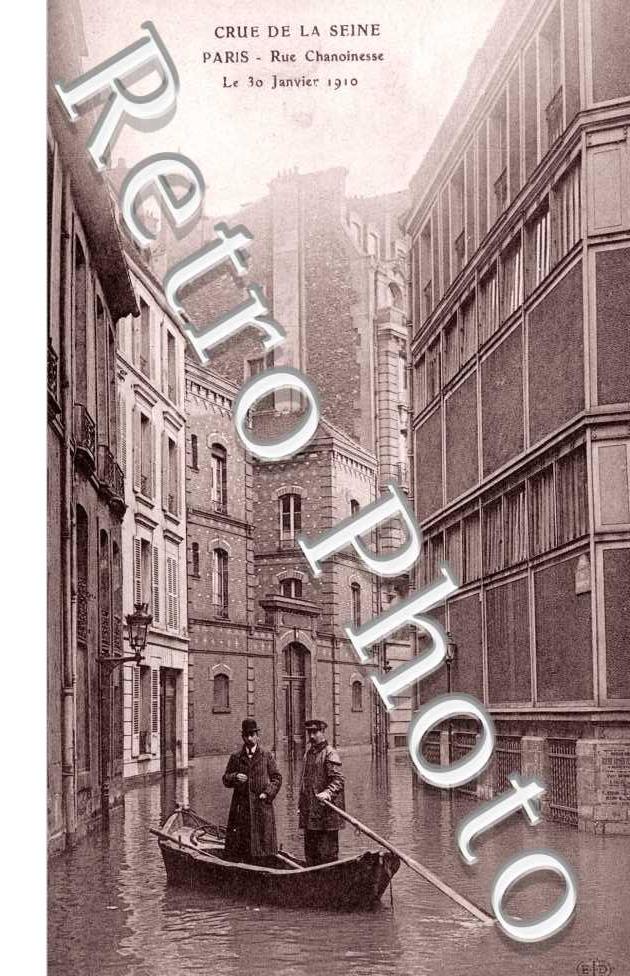 Inondations de 1910, Rue Chanoinesse