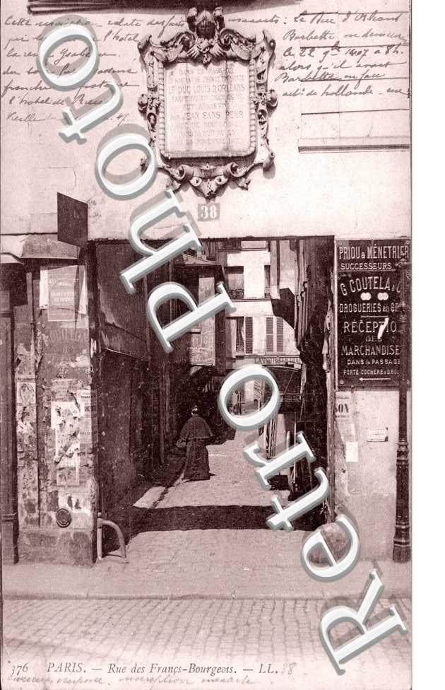 Rue des Francs Bourgeois