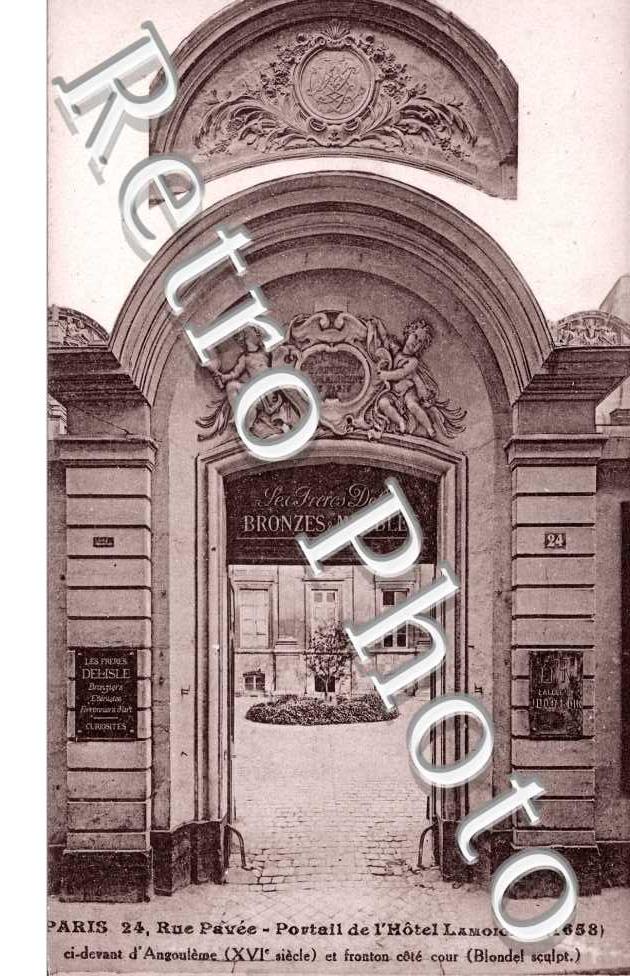 Hotel Lamoignon 24 rue Pavee