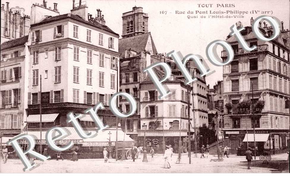 Rue du Pont Louis Philippe, Quai de l'Hotel de Ville