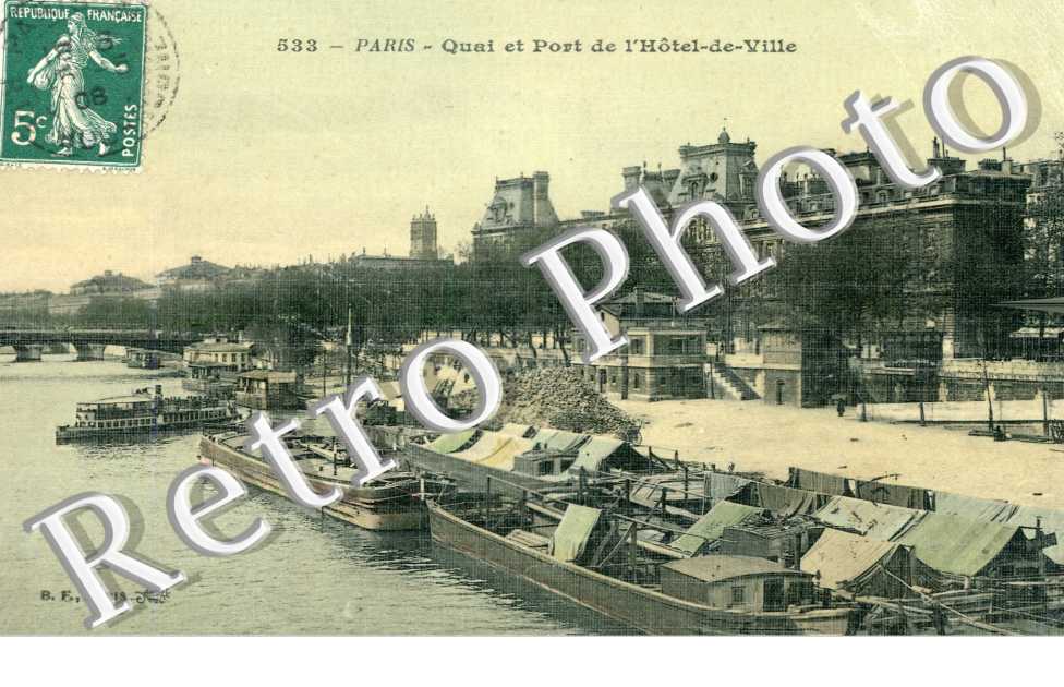 quai et port de l&#039;Hotel de Ville