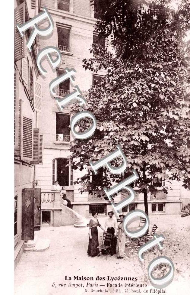 La maison des Lyceennes 5 rue Amyot