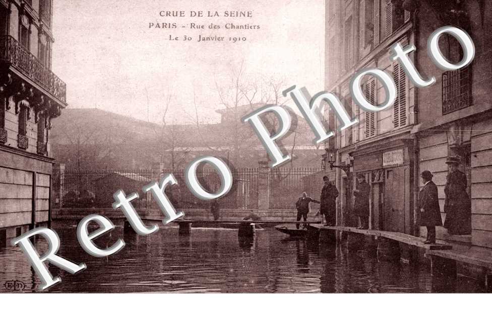 Rue des Chantiers Crue de la Seine 1910, 