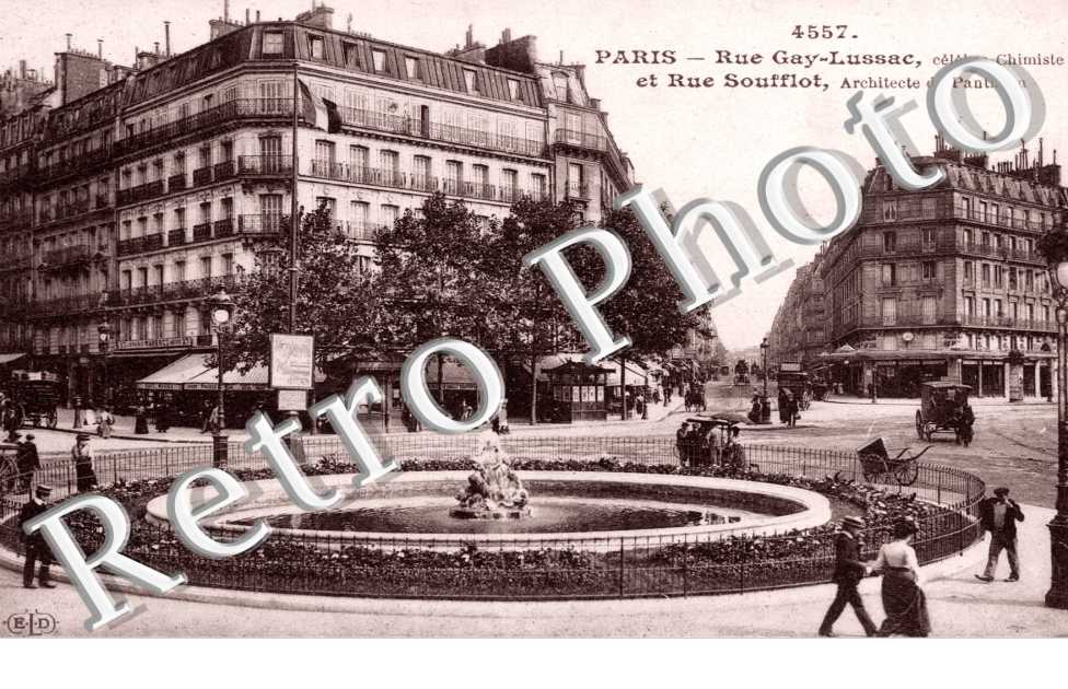 rue Gay Lussac et rue Soufflot