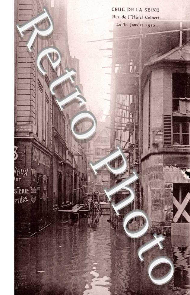 Crue de la Seine, Rue de l'Hotel Colbert