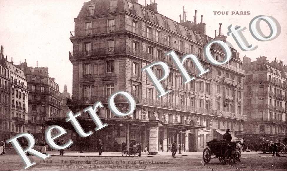 la Gare de Sceaux a la Rue Gay Lussac et le boulevard Saint-Michel