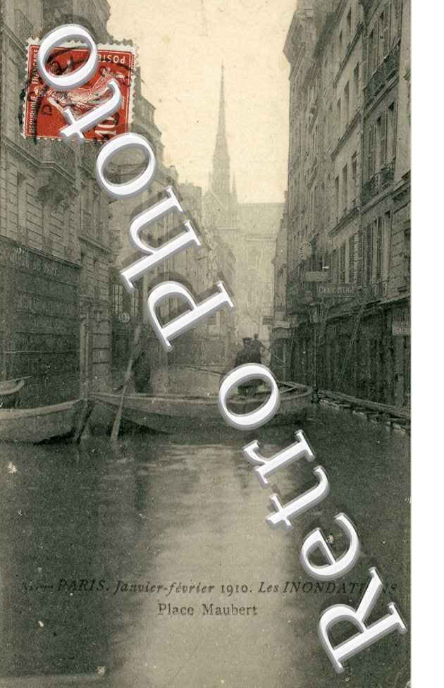 Inondations 1910, Place Maubert