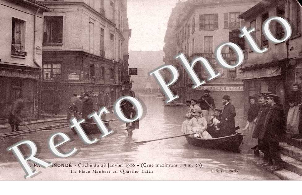 Crue de la Seine, La Place Maubert