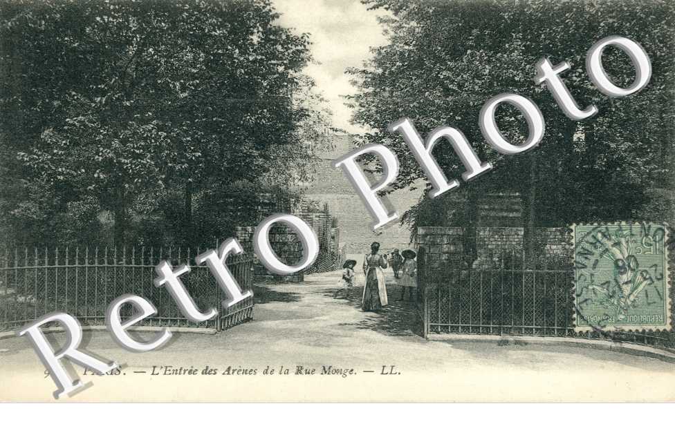 l'entree des Arenes de la rue Monge