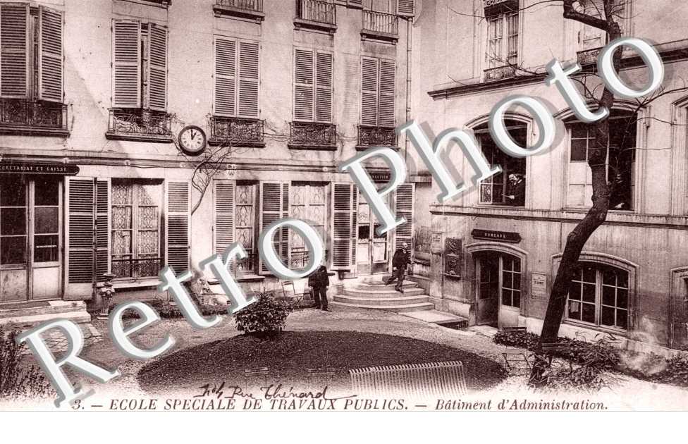 Ecole Speciale de Travaux Publics, Batiment d&#039;Administration  - 12 rue du Sommerard