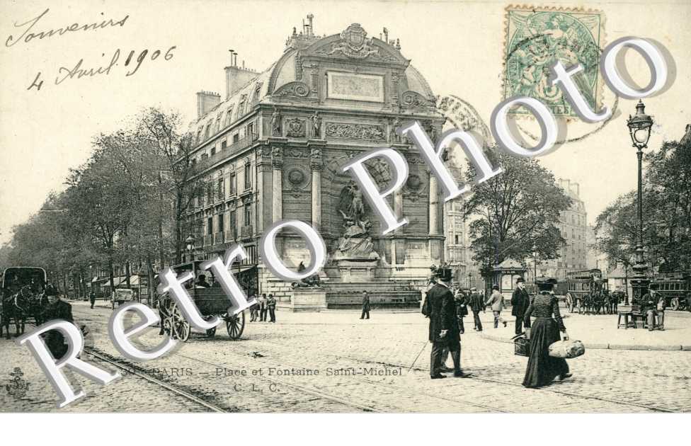 PLACE ET FONTAINE SAINT MICHEL