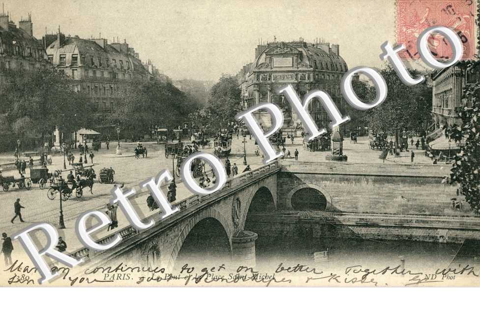 le pont et la place Saint Michel