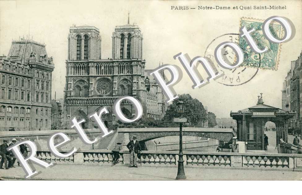 Notre Dame et quai Saint Michel