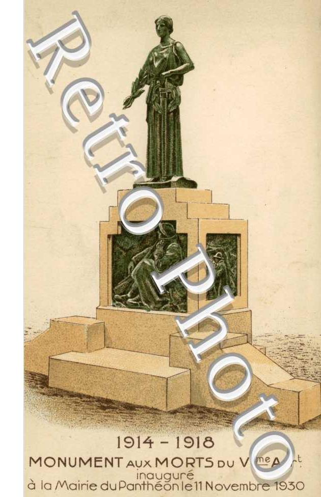 Monument aux morts  du 5eme inuagure le 11 novembre 1930