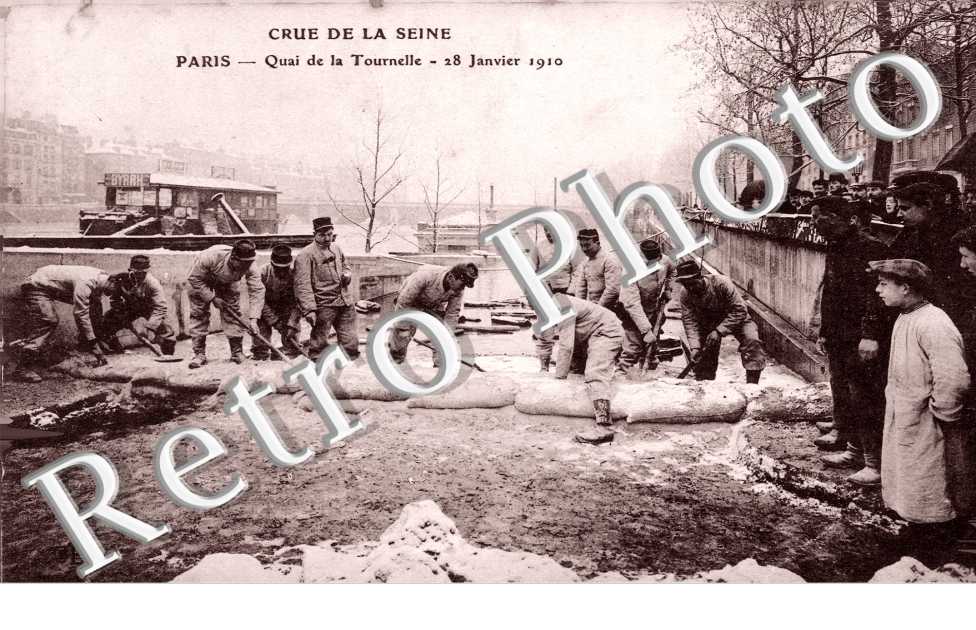 quai de la Tournelle janvier 1910