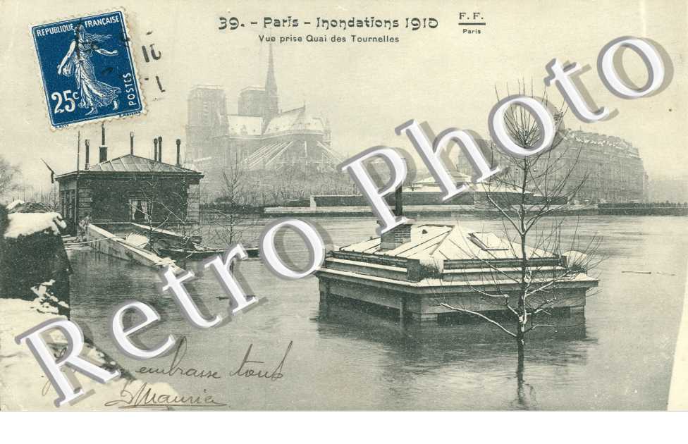 vue prise du Quai des Tournelles