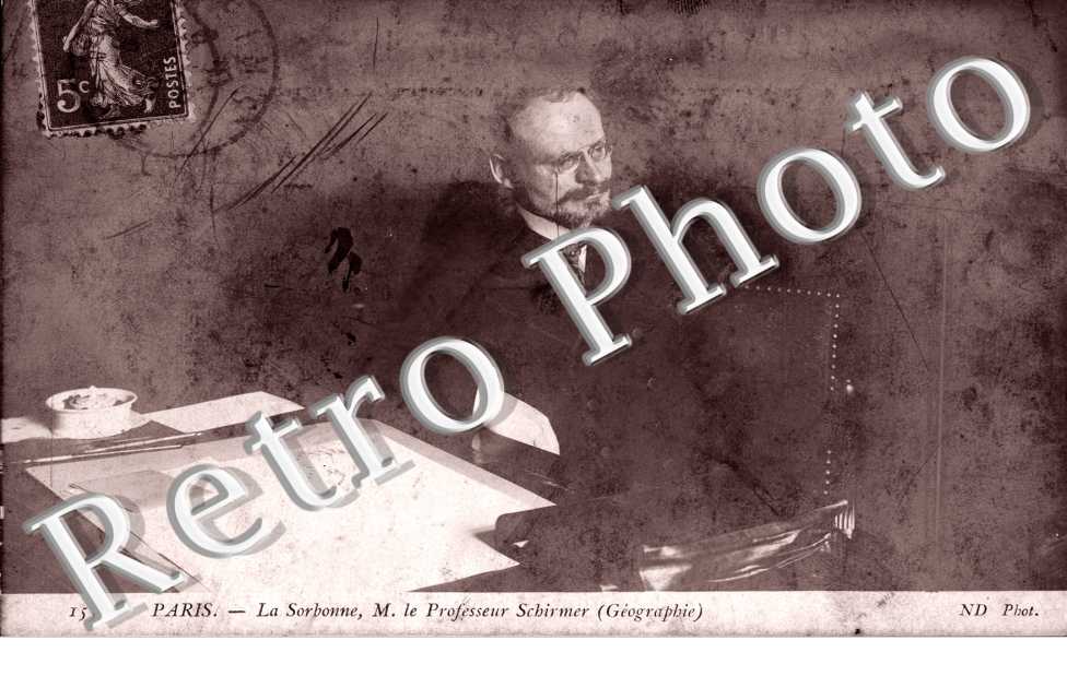 La Sorbonne, M. le Professeur Schirmer