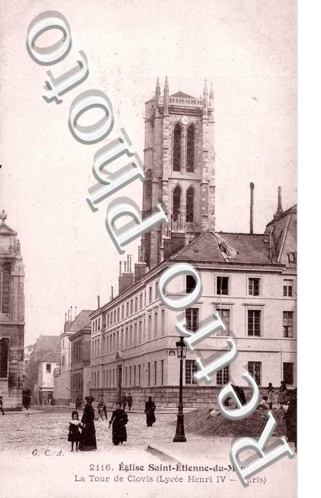 Eglise Saint Etienne du Mont, la Tour de Clovis, Lycee Henri IV