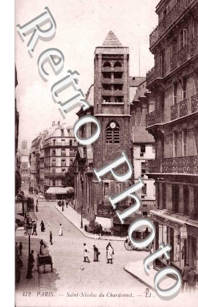 Eglise Saint Nicolas du Chardonnet  Rue des Bernardins