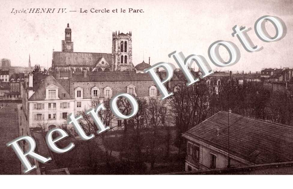 Lycee Henri IV  Le cercle et le parc