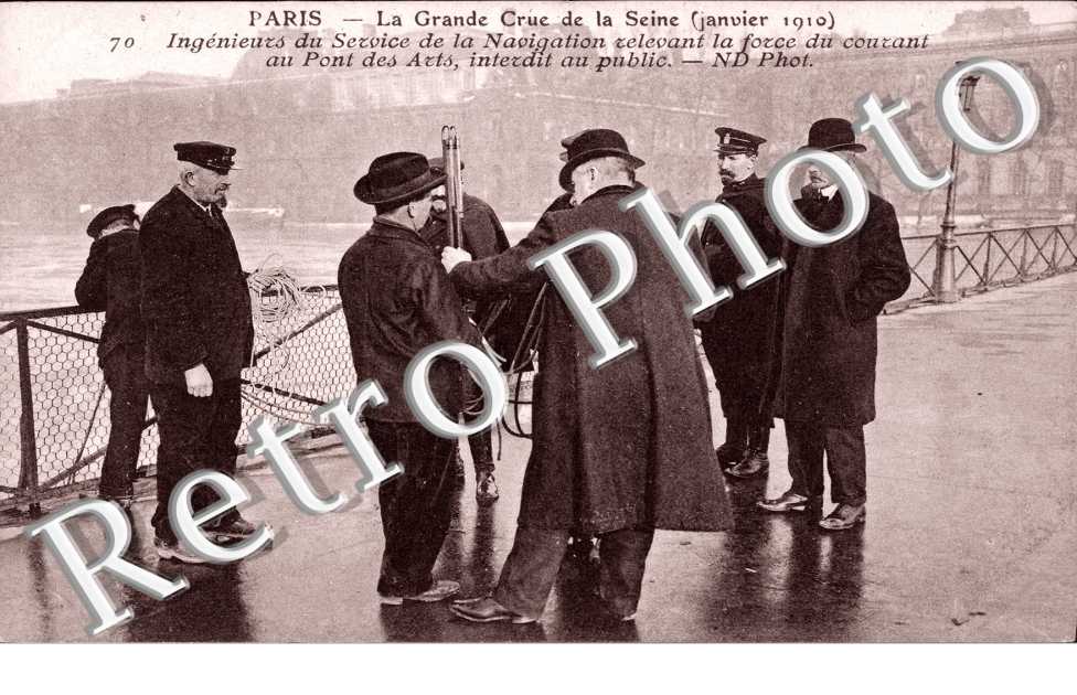 Crue de la Seine, Ingenieurs du Service de la navigation