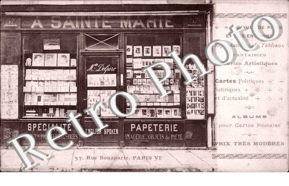 Librairie Papeterie A Sainte Marie, Rue Bonaparte