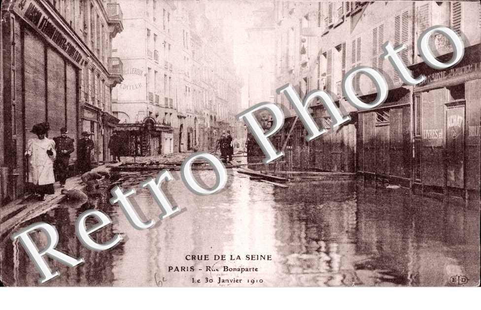 Inondations 1910, Rue Bonaparte