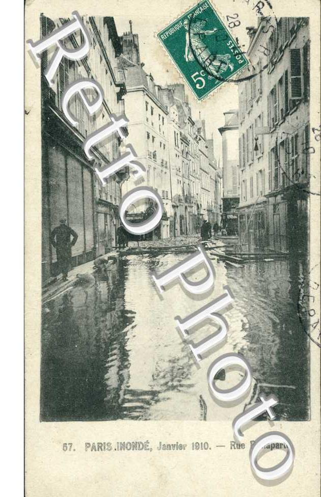 Inondations 1910, Rue Bonaparte